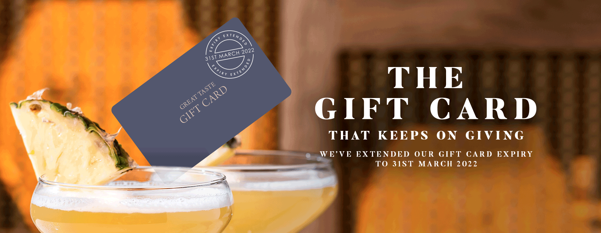 Give the gift of a gift card at The Old Bulls Head